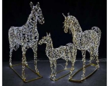 Световая композиция Семья лошадей lk006 Световая композиция Семья лошадей lk006
