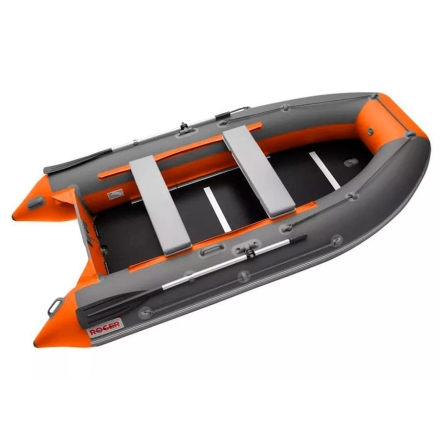 Моторная лодка Roger Hunter Keel 3500 графит-оранжевый, фото 1
