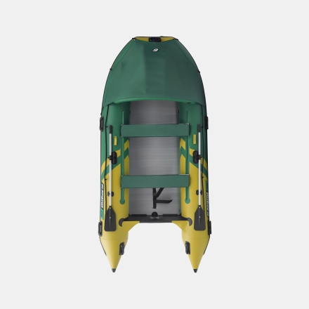 Gladiator C 370 AL ACTIVE Зелено-оливковый моторная лодка ПВХ Алюминиевый пайол, фото 3