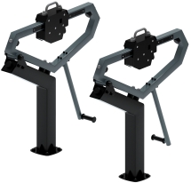 Приседания (серый) - Уличный тренажер - СТ 025-13.П