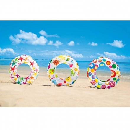 Круг надувной 61см 6-10лет INTEX Звезды, фото 1