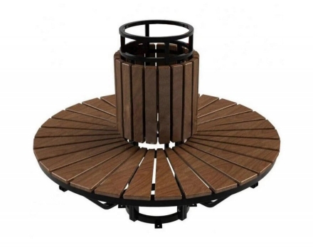 Скамейка вокруг дерева или столба TORUDA 020 без кашпо, фото 1