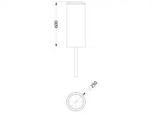 РМФ 1.05 Столбик Н=600 РМФ 1.05 Столбик Н=600