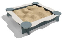 Песочница Куличики ВСТ 5651 для детской площадки