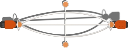 Качели-балансир Лодочка Vector КЧ002.00.10 для детской уличной площадки, фото 3