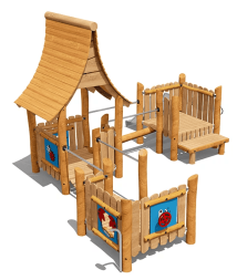 Игровой комплекс Эко VST 0022/5 для детской площадки, фото 2