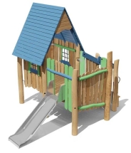 Игровой комплекс Эко 071008 для детской площадки Игровой комплекс Эко 071008 для детской площадки