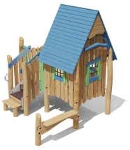 Игровой комплекс Эко 071008 для детской площадки Игровой комплекс Эко 071008 для детской площадки