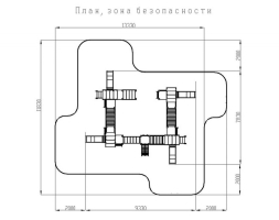 Детская игровая площадка Н 900 ДИК 1.05.01-30, фото 4