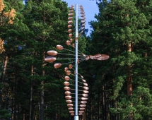 Медная скульптура Торнадо Стандартный размер Медная скульптура Торнадо Стандартный размер