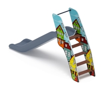 Горка пластиковая - ИО 42.01.01-05 - (серый скат) H=1200 (Город) Горка пластиковая - ИО 42.01.01-05 - (серый скат) H=1200 (Город)