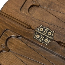 Нарды резные "Армянский узор 4" с ручкой 60, Haleyan Нарды резные "Армянский узор 4" с ручкой 60, Haleyan