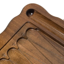 Нарды резные "Армянский узор 4" с ручкой 60, Haleyan Нарды резные "Армянский узор 4" с ручкой 60, Haleyan