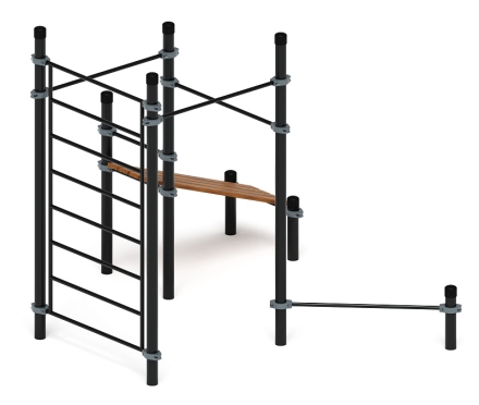 Воркаут 108 серый ВТ 12.17-03, фото 4