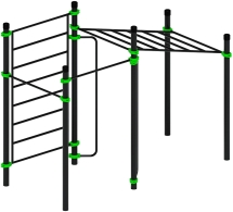 Воркаут ЛОВ 108 зеленый ВТ 102.12-02