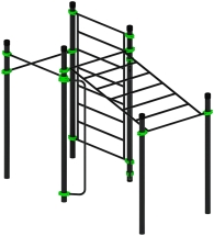 Воркаут ЛОВ 108 зеленый ВТ 102.12-02