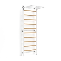 Шведская стенка со скалодромом Rock-s белая, фото 2