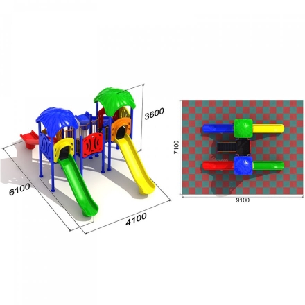 Детская площадка Водопад 2.2, фото 3