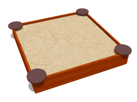 Песочница ВСТ 1151 для детской площадки, фото 1