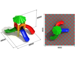 Детская площадка Ромашка 5.3, фото 3 Детская площадка Ромашка 5.3, фото 3