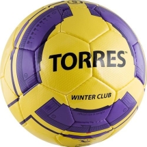 Мяч футбольный "TORRES Winter Club YELLOW", размер 5