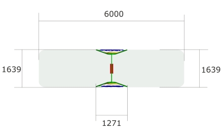Детские качели Рассвет К008 с креслом К045 для игровых площадок, фото 4