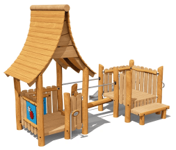 Игровой комплекс Эко VST 0022/3 для детской площадки, фото 2