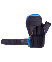 Перчатки для рукопашного боя HSIF RF3208, 8oz, к/з, синий Перчатки для рукопашного боя HSIF RF3208, 8oz, к/з, синий