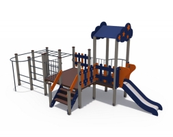 Игровой комплекс для детей на дачу Созвездие Н-750, фото 3