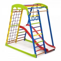 Детский спортивный комплекс для дома SportWood Plus 1, фото 4
