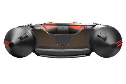 YACHTMAN-340 НДНД (Яхтман) красный-черный (лодка ПВХ нднд под мотор с усилением), фото 6