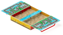 Песочница с крышкой средняя (Игра) - ИО 5.01.11-02