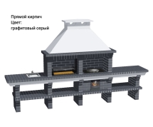 Печь Аристократ 736 Радиальный кирпич красный