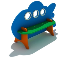 Детская скамейка Немо для игровой площадки Детская скамейка Немо для игровой площадки