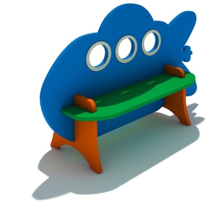 Детская скамейка Немо для игровой площадки, фото 1