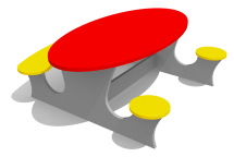 Детский столик ВСТ 1297 для игровой площадки Детский столик ВСТ 1297 для игровой площадки