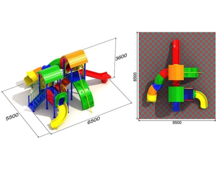 Детская игровая площадка Маугли 4.1, фото 2
