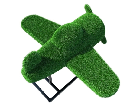 Топиари Самолет, L=150см - газон Eco, фото 4