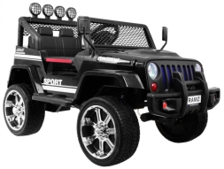 Детский электромобиль Black Jeep 4WD 12V - S2388, фото 3