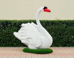 Топиари Лебедь на острове - газон Eco + Deluxe, фото 1
