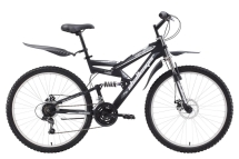 Велосипед Challenger Genesis Lux FS 26 D черно-серый 18''