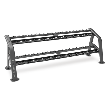 BRONZE GYM BR-1025 Стойка для гантелей (10 пар), фото 1