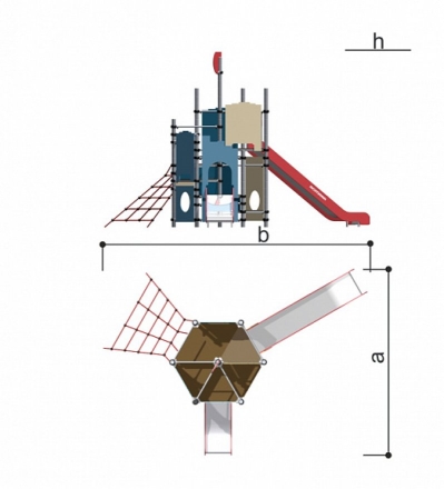 Комплекс игровой детский Romana 101.102.00, фото 4