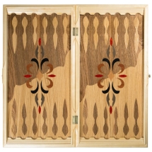 Нарды резные ручной работы &quot;Морской Волк&quot; (Россия, дерево, размер 63х32х7 см)