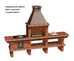 Печь Аристократ 7142 Прямоугольный кирпич коричневый, фото 11