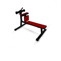 Скамья для скручивания Barbell МВ 2.1 (римский стул) чёрный