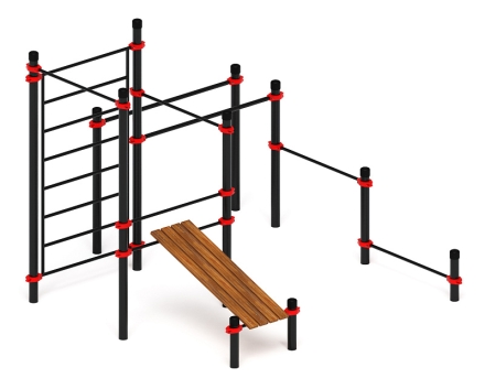 Воркаут 108 красный ВТ 12.21-01, фото 2