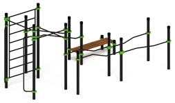 Воркаут ЛОВ 108 зеленый ВТ 102.13-02, фото 4