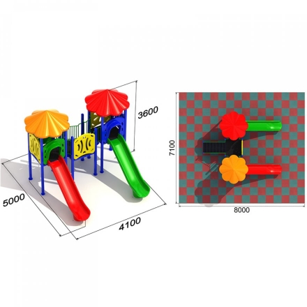 Детская площадка Водопад 1.3, фото 3