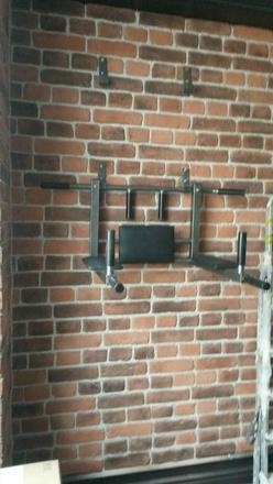 Турник-брусья-пресс  Effectsport ТБП-РБ 3 в 1 (настенный на раме, белый), фото 6